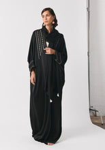 Load image into Gallery viewer, Black Silk Abaya & Shayla