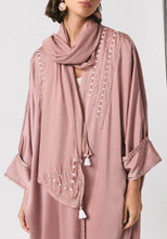 Load image into Gallery viewer, Dusty Pink Abaya & Shayla