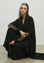 Load image into Gallery viewer, ASSIR BLACK ABAYA /SHAYLA