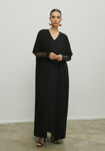 Load image into Gallery viewer, ASSIR BLACK ABAYA /SHAYLA