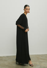 Load image into Gallery viewer, ASSIR BLACK ABAYA /SHAYLA