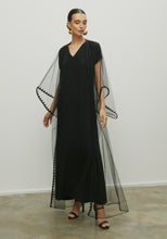 Load image into Gallery viewer, TULLE BLACK ABAYA/SHAYLA