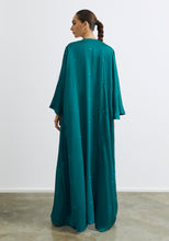 Load image into Gallery viewer, Teal Abaya &amp; Shayla in Triangles Style
