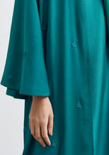 Load image into Gallery viewer, Teal Abaya &amp; Shayla in Triangles Style
