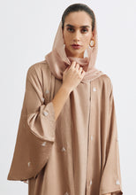 Load image into Gallery viewer, Nude Abaya &amp; Shayla in Triangles Style
