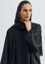 Load image into Gallery viewer, Black Abaya &amp; Shayla in Dots Style
