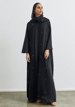 Load image into Gallery viewer, Black Abaya &amp; Shayla in Dots Style
