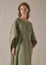 Load image into Gallery viewer, Sage Embroidered Kaftan
