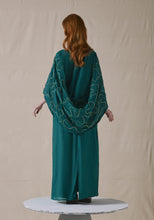 Load image into Gallery viewer, Teal Embroidered Kaftan
