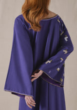 Load image into Gallery viewer, Purple Embroidered Kaftan
