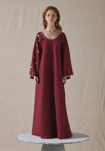 Load image into Gallery viewer, Maroon Embroidered Kaftan
