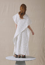 Load image into Gallery viewer, White Draped Kaftan
