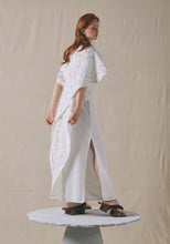 Load image into Gallery viewer, White Draped Kaftan
