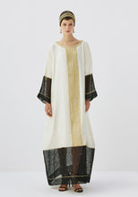 Load image into Gallery viewer, Founding Day off white Kaftan/Headband
