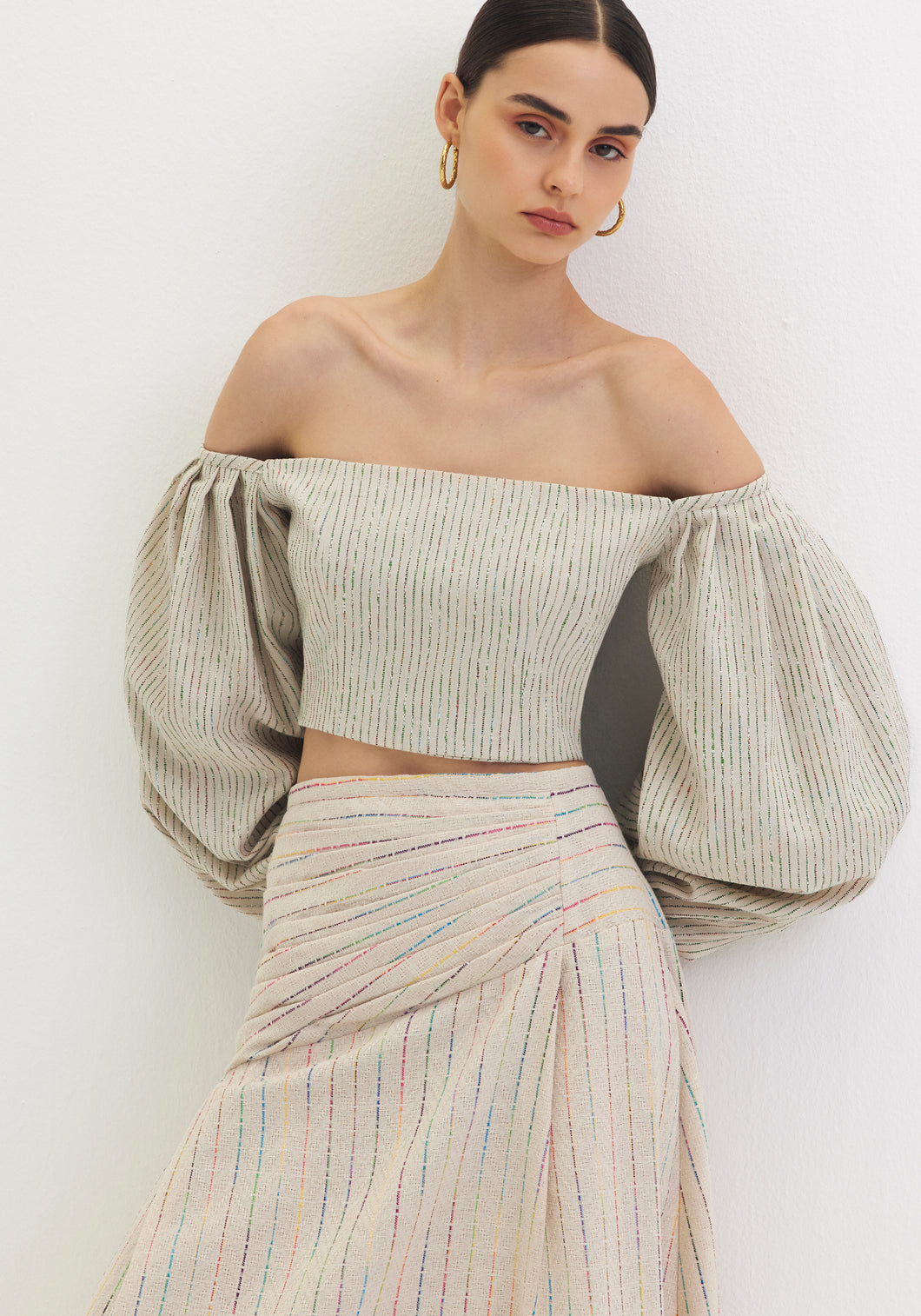 Cropped Off-Shoulder Top