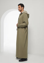 Load image into Gallery viewer, Hooded Farwa Coat
