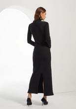 Load image into Gallery viewer, Black Turtleneck Dress
