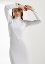 Load image into Gallery viewer, White Turtleneck Dress
