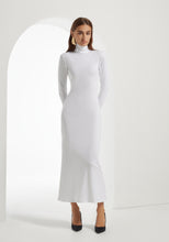 Load image into Gallery viewer, White Turtleneck Dress

