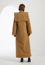 Load image into Gallery viewer, Brown Farwa Trench Coat
