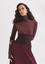 Load image into Gallery viewer, High Corset Maroon Skirt
