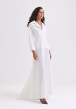Load image into Gallery viewer, White shirt dress

