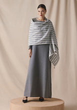 Load image into Gallery viewer, Gray Kaftan with Shawl
