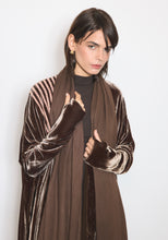 Load image into Gallery viewer, Velvet Mocha Abaya &amp; Shayla
