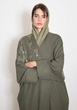Load image into Gallery viewer, Wool Moss Abaya &amp; Shayla
