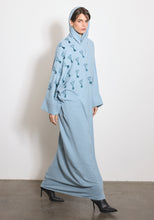 Load image into Gallery viewer, Wool Blue Abaya &amp; Shayla

