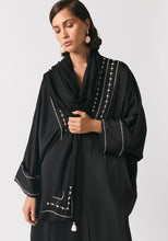 Load image into Gallery viewer, Black Silk Abaya &amp; Shayla
