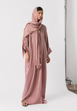 Load image into Gallery viewer, Dusty Pink Abaya &amp; Shayla
