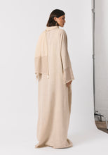 Load image into Gallery viewer, Oat linen Abaya &amp; Shayla

